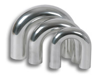 2.00" U Bend Pipe - Polished Aluminum
